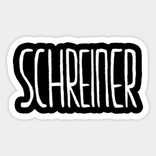 German, Handwerker, Schreiner Sticker